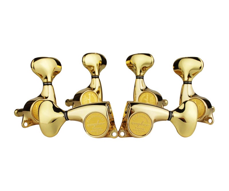 Guyker Guitar Machine Heads (3L + 3R) â€“ 1:21 Sealed Tuning Key Pegs Tuners Set Replacement for ST TL SG Style Electric or Acoustic Guitars â€“ Gold - Image 2
